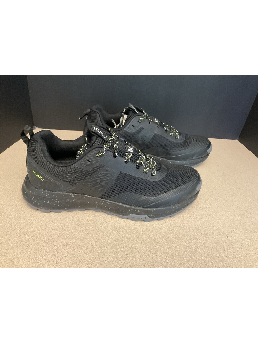 New! Mens Kuru Atom Trail Black Hiking/Trail Shoes. Size 10.5. Nice Shoes!